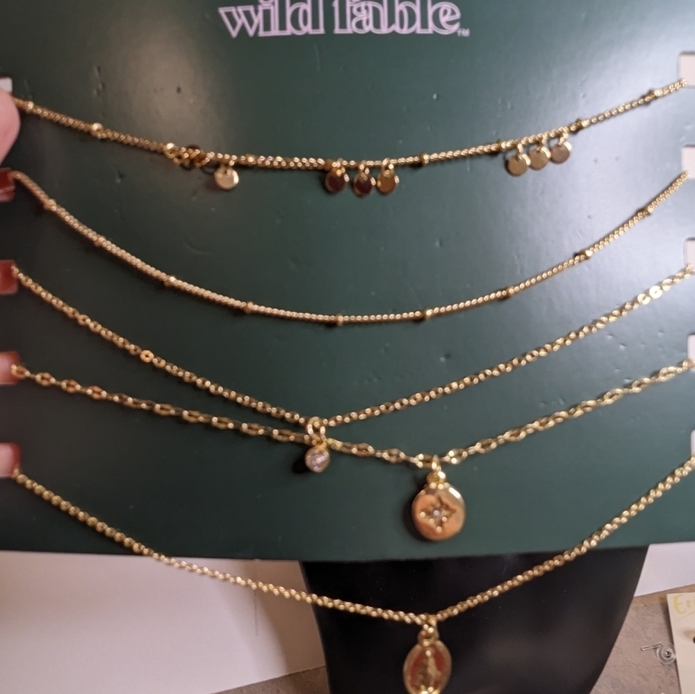 Wild Fable Gold Tone Chain Set - Picture 3 of 5